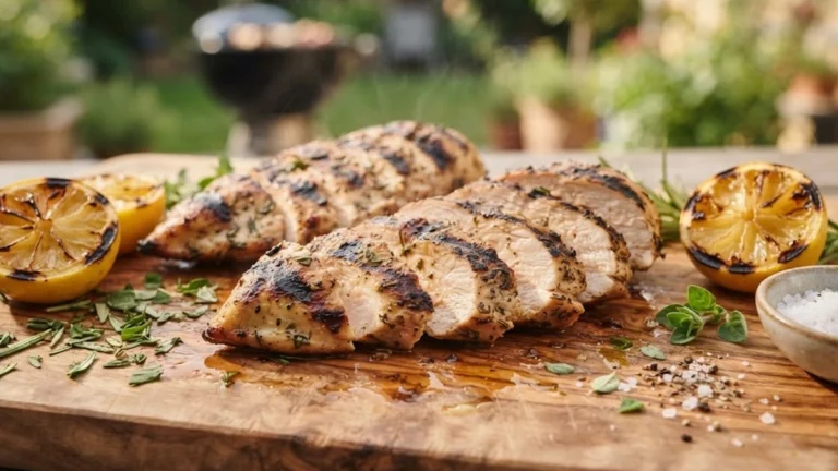 Juicy Grilled Lemon Herb Chicken Breasts